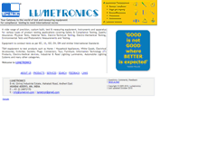 Tablet Screenshot of lumetron.com